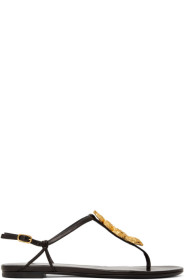 Valentino - Black Valentino Garavani Serpent Sandals