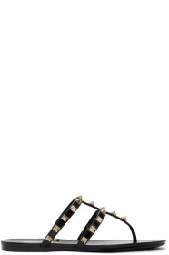 Valentino - Black Valentino Garavani Rockstud Jelly Sandals