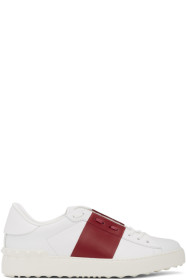Valentino - 白色 & 红色 Valentino Garavani Rockstud Open 运动鞋