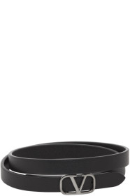 Valentino - Black Valentino Garavani VLogo Bracelet