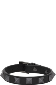 Valentino - 黑色 Valentino Garavani Rockstud 手环