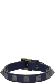 Valentino - 海军蓝 Valentino Garavani Rockstud 手环