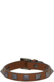 Valentino - 棕色 Valentino Garavani Rockstud 手环