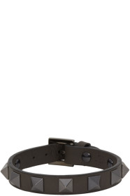 Valentino - 灰色 Valentino Garavani Rockstud 手环