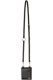 Valentino - Sac portefeuille noir VLogo Neck Valentino Garavani