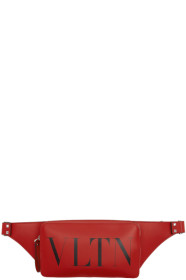 Valentino - Sac-ceinture rouge 'VLTN' Valentino Garavani