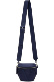 Valentino - Sac-ceinture bleu marine VLogo Valentino Garavani