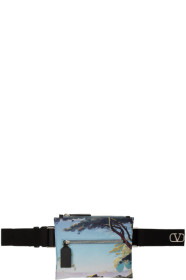 Valentino - Sac-ceinture à imprimé multicolore VLogo Valentino Garavani