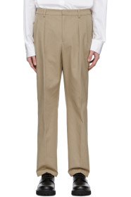 Valentino - Beige Knit Seam Trousers