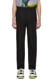 Valentino - Pantalon plissé noir