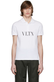 Valentino - 白色“VLTN” Polo 衫