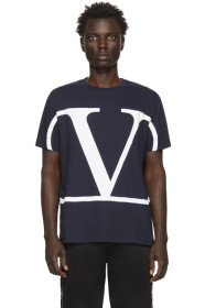 Valentino - Navy VLogo T-Shirt