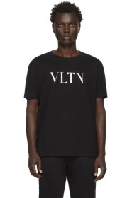 Valentino - Black & White 'VLTN' T-Shirt