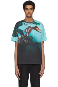 Valentino - Multicolor Dragon Garden T-Shirt