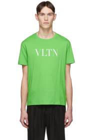 Valentino - Green 'VLTN' T-Shirt