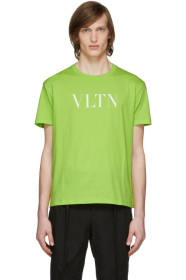 Valentino - Yellow 'VLTN' T-Shirt