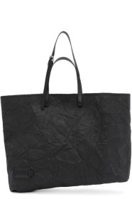 JW Anderson - Black Crinkle Duffle Bag