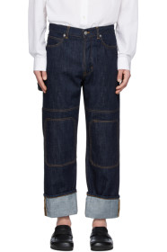 JW Anderson - Indigo Patched Jeans