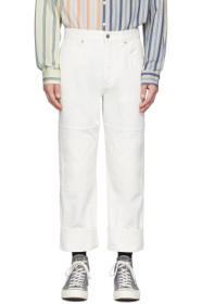 JW Anderson - Off-White Patched Jeans