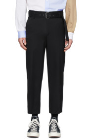 JW Anderson - Black Belted Tailored Trousers