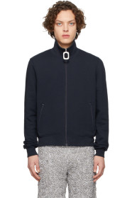 JW Anderson - Navy Neckband Track Sweater
