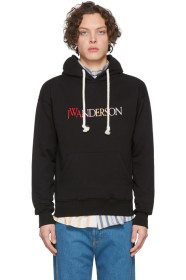 JW Anderson - Black Logo Hoodie