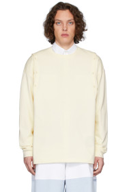 JW Anderson - Yellow Shoulder Placket Long Sleeve T-Shirt
