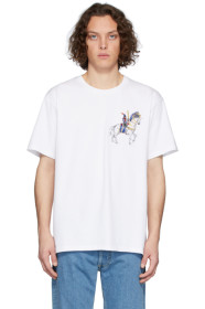 JW Anderson - White Camelot Embroidery T-Shirt