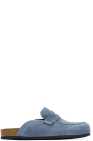 JW Anderson - Blue Loafer Mules