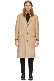 AMI Alexandre Mattiussi - Beige Unconstructed Coat