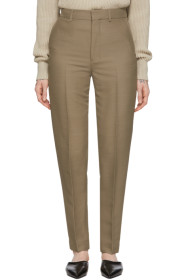 AMI Alexandre Mattiussi - Taupe Cigarette Trousers
