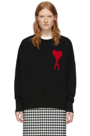 AMI Alexandre Mattiussi - Black Ami De Coeur Sweater