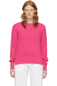 AMI Alexandre Mattiussi - Pink Hammer Sleeve Sweater