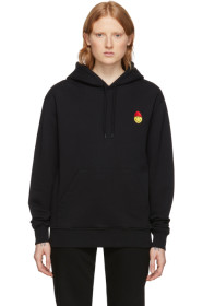AMI Alexandre Mattiussi - Black Smiley Hoodie