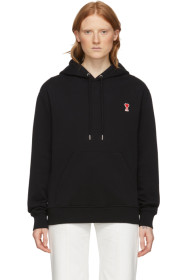 AMI Alexandre Mattiussi - Black 'Ami de Coeur' Hoodie