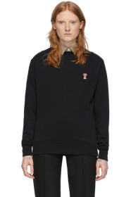 AMI Alexandre Mattiussi - Black Ami De Coeur Sweatshirt