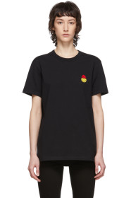 AMI Alexandre Mattiussi - Black Smiley T-Shirt
