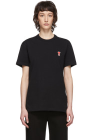 AMI Alexandre Mattiussi - Black Ami De Coeur T-Shirt