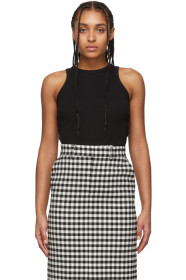 AMI Alexandre Mattiussi - Black Cotton Tank Top