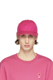 AMI Alexandre Mattiussi - Pink Logo Cap
