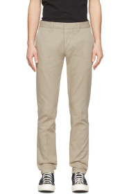 AMI Alexandre Mattiussi - Pantalon chinos brun clair