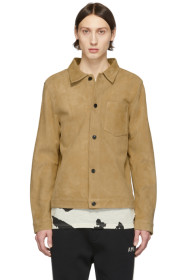 AMI Alexandre Mattiussi - Surchemise en suède beige