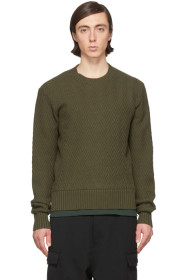 AMI Alexandre Mattiussi - Black Merino Chevron Sweater