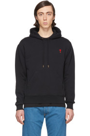AMI Alexandre Mattiussi - Black Ami De Coeur Hoodie