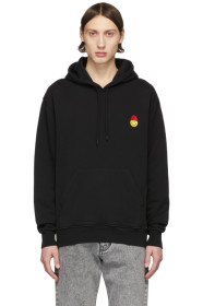 AMI Alexandre Mattiussi - Black Smiley Hoodie