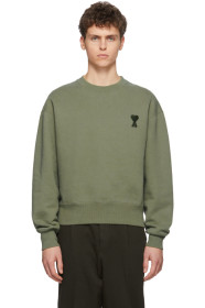 AMI Alexandre Mattiussi - Green Ami De Coeur Sweatshirt