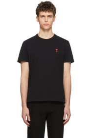 AMI Alexandre Mattiussi - Black Ami De Coeur T-Shirt