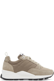 AMI Alexandre Mattiussi - Taupe Basket Spring 9 Sneakers