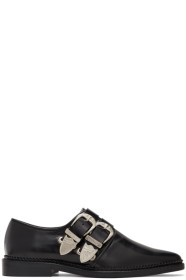 Toga Pulla - Chaussures oxford noires Two-Buckle Western