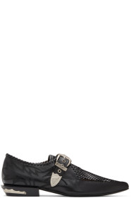 Toga Pulla - Flâneurs en filet noirs Buckle